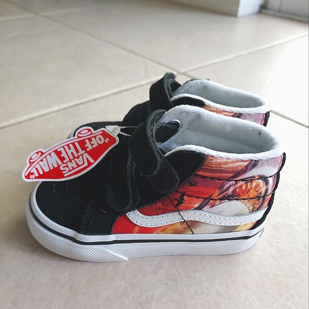 Vans Toddler Sk8-Mid Reissue V Shoe Shark Sunset Size 6.5